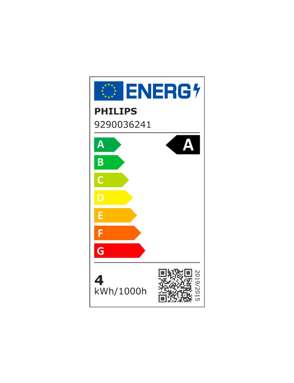 Bombilla ultra efficient led classic e27 4 w 840 im 4000 k ø6 x 10,4 cm