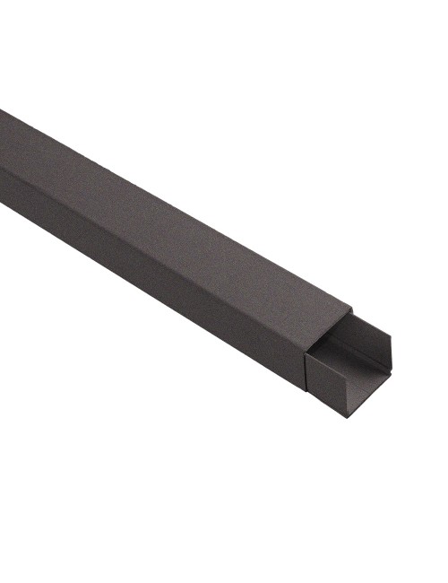 Canal grafito 2 m 10 x 20 mm c/adhesivo (precio por metro)