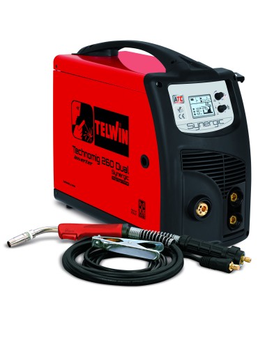 SOLDADORA INVERTER HILO TECHNOMIG 260 DUAL SYNERGIC 230V