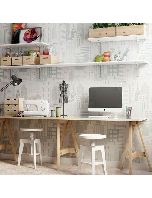 Tablero madera maciza de pino, 120x60x1,8cm astigarraga