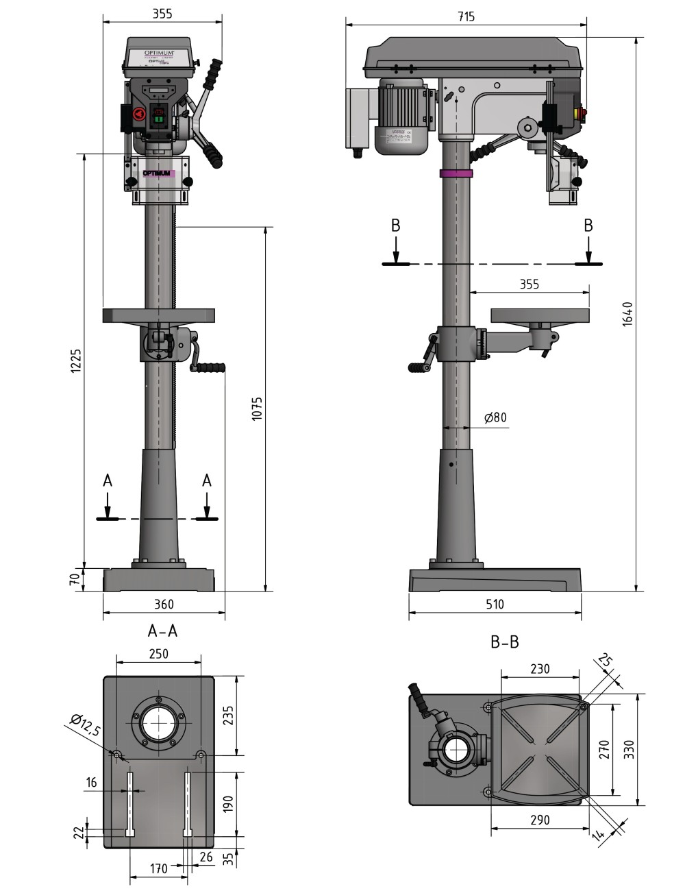 TALADRO OPTIdrill D 23PRO - 230V 1Ph