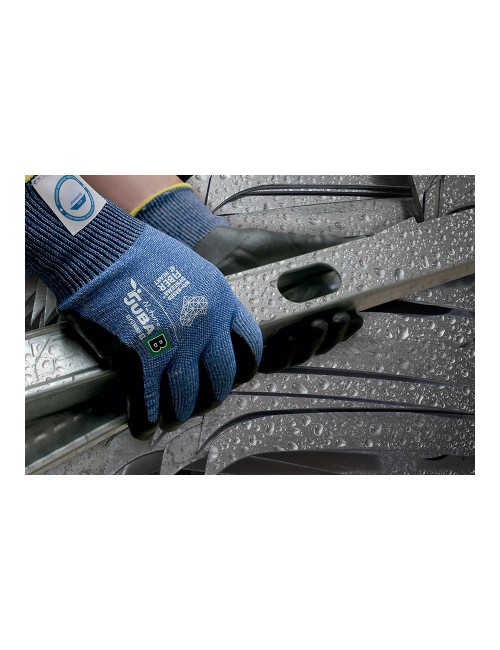 Guante dyneema diamond con palma nitrilo foam, táctil, t-10