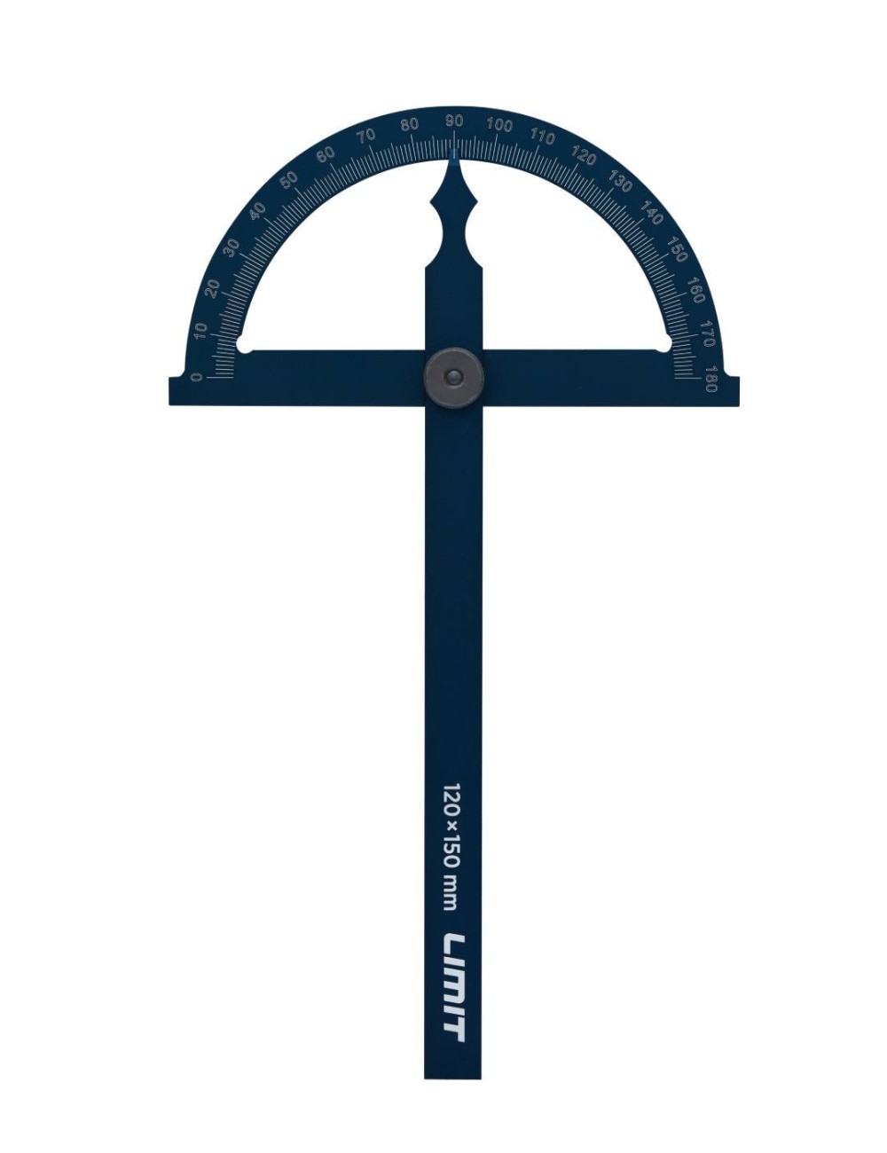 TRANSPORTADOR DE ÁNGULOS ALUMINIO - 120x150mm