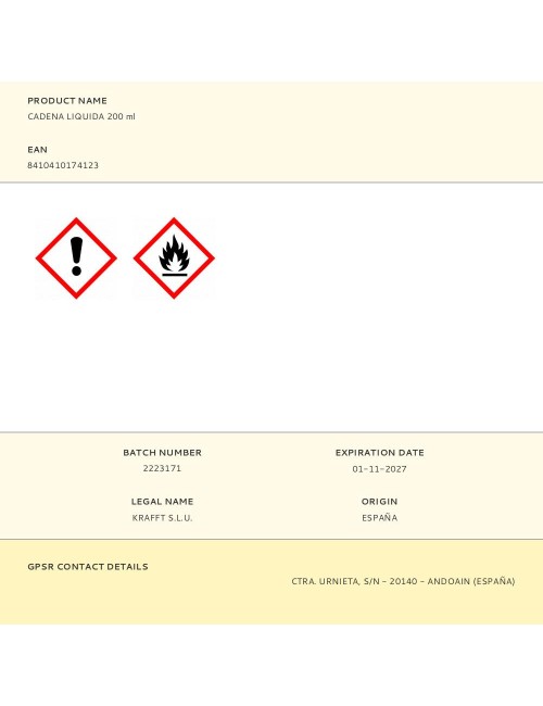 Cadena liquida 200 ml