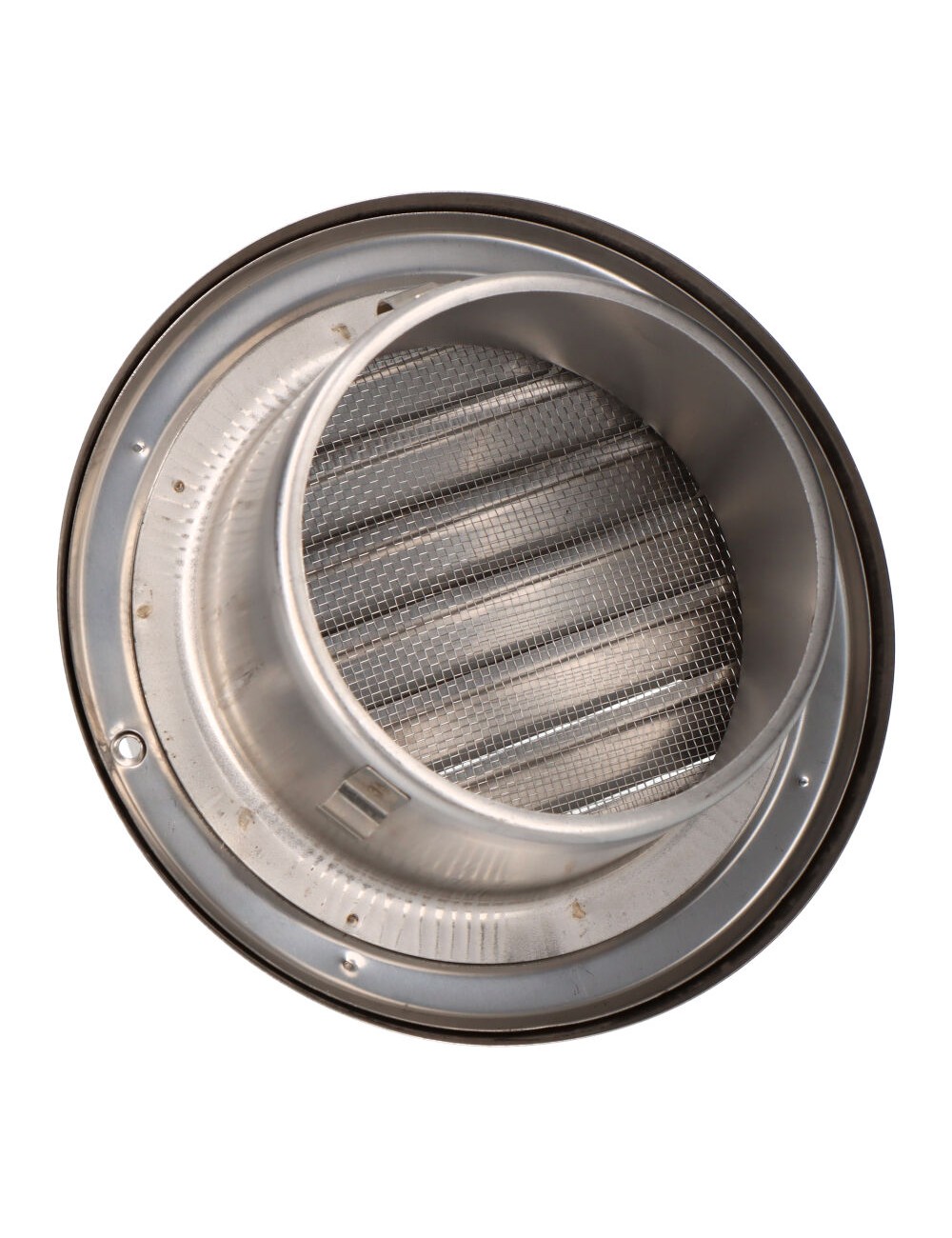 Rejilla ventilación acero inox copa empotrable ø100 mm