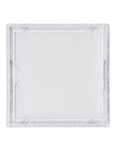 Tapa de registro cuadrada empotrable abs 20x20cm blanca