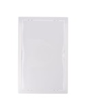 Tapa de registro rectangular empotrable abs 25x40cm blanca