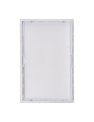 Tapa de registro rectangular empotrable abs 25x40cm blanca