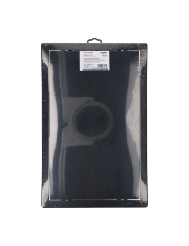 Tapa de registro rectangular empotrable abs 25x40cm gris antracita