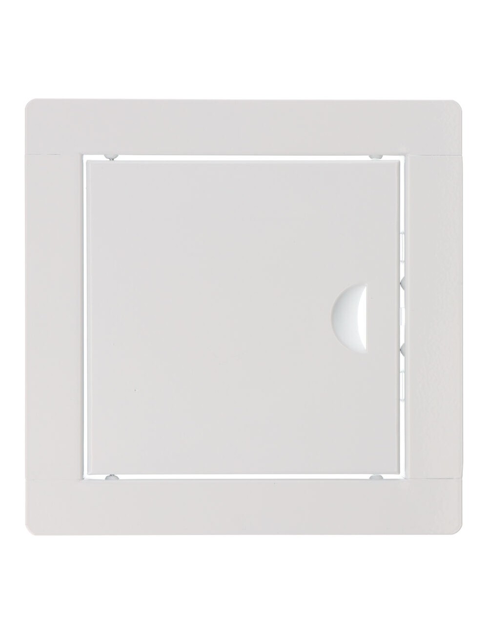 Tapa de registro cuadrada empotrable acero 15x15cm blanca