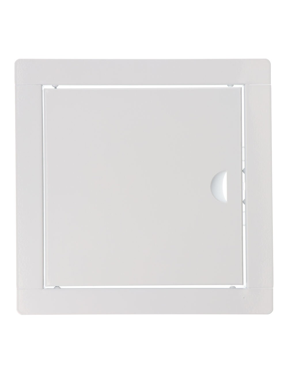 Tapa de registro cuadrada empotrable acero 20x20cm blanca