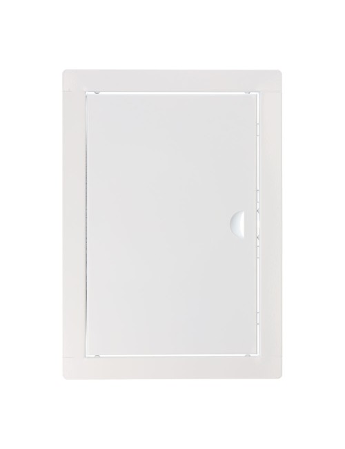 Tapa de registro rectangular empotrable acero 20x30cm blanca