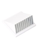 Rejilla ventilación con campana abs ø 100mm blanca