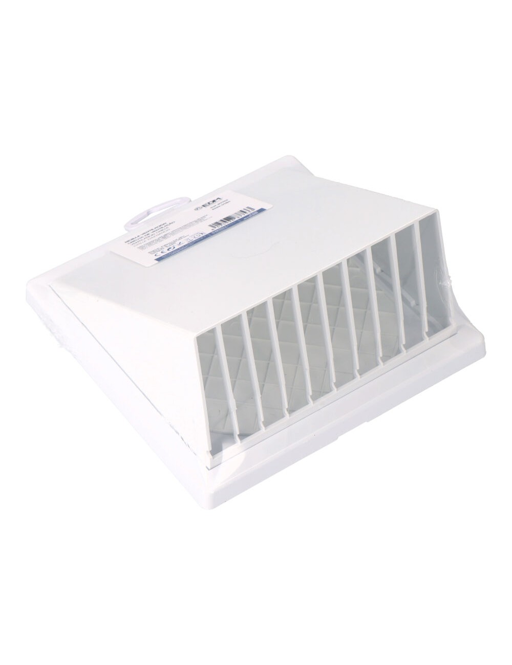 Rejilla ventilación con campana abs ø 100mm blanca