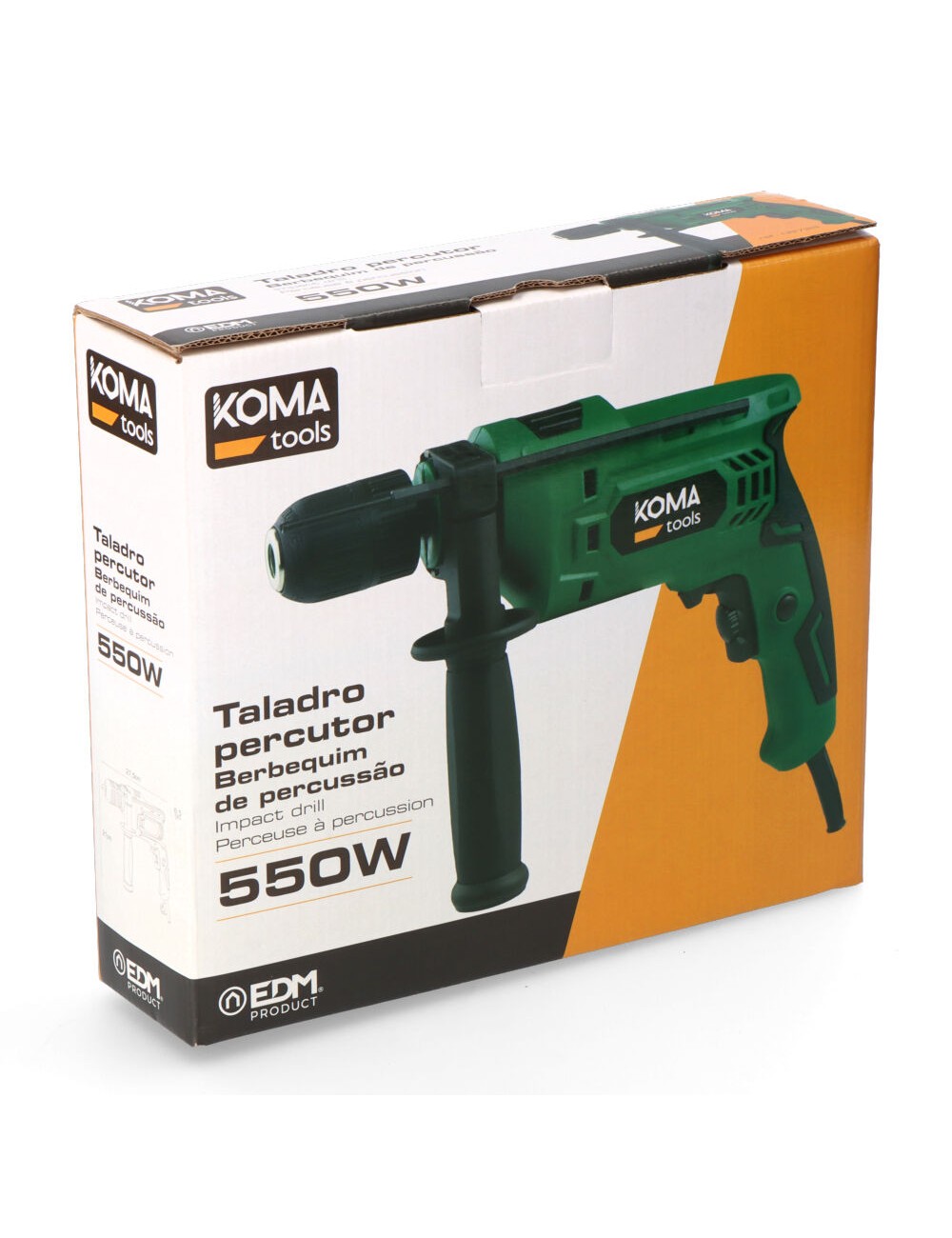 Taladro percutor 550 w, 275 x 65 x 210 mm