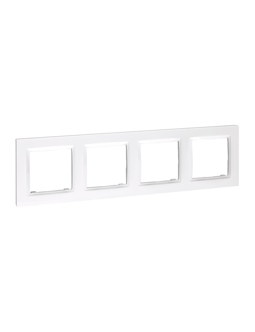 Marco 4 elementos blanco serie 10.