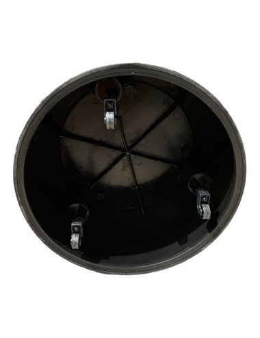 Taburete estable movil, negro