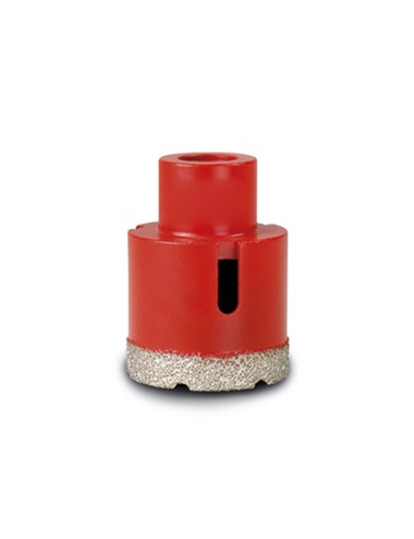 Corona diamantada para amoladora, corte seco, ø45 mm / m14