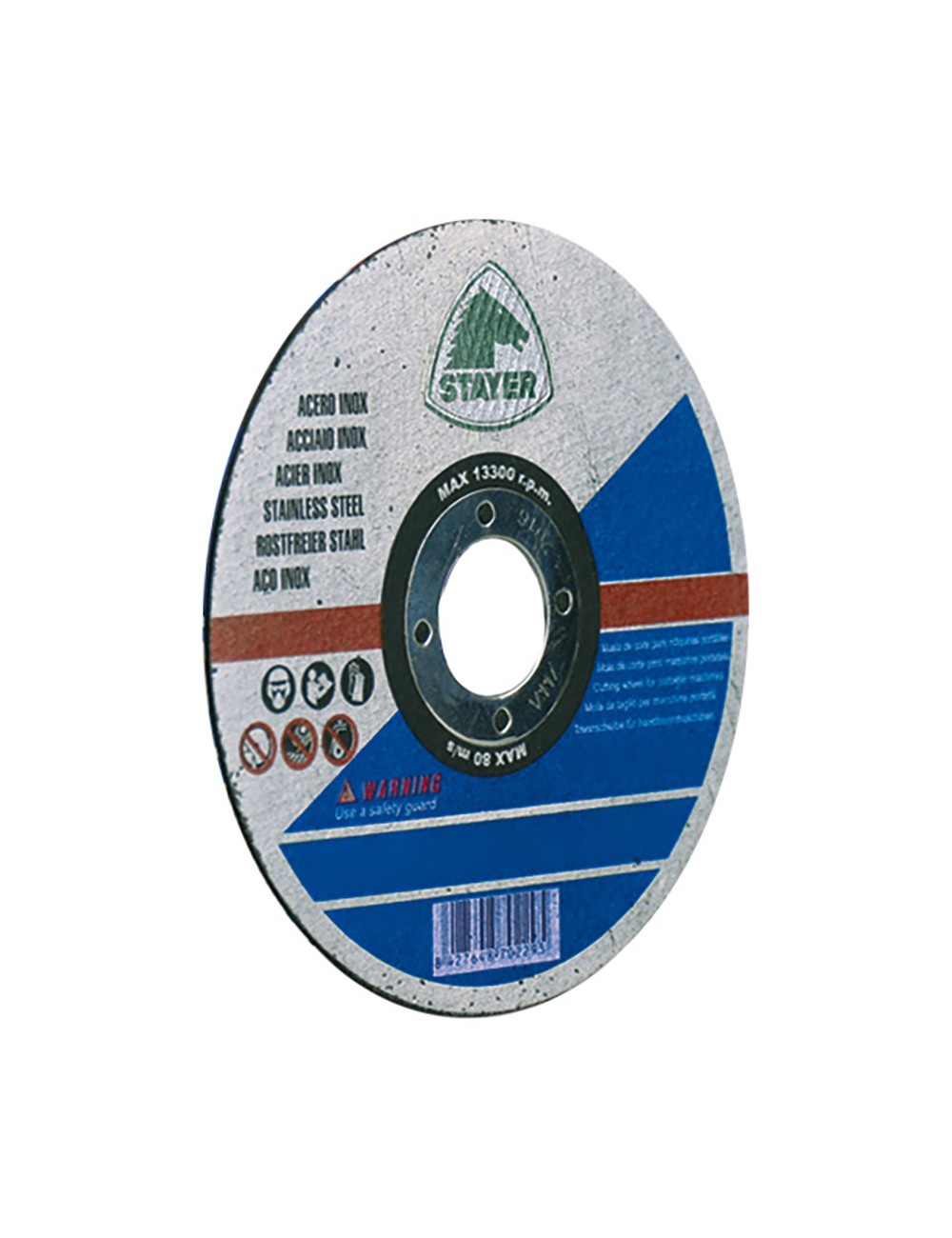 Disco extrafino inox standard, ø115 x 1,0 x 22,23 mm