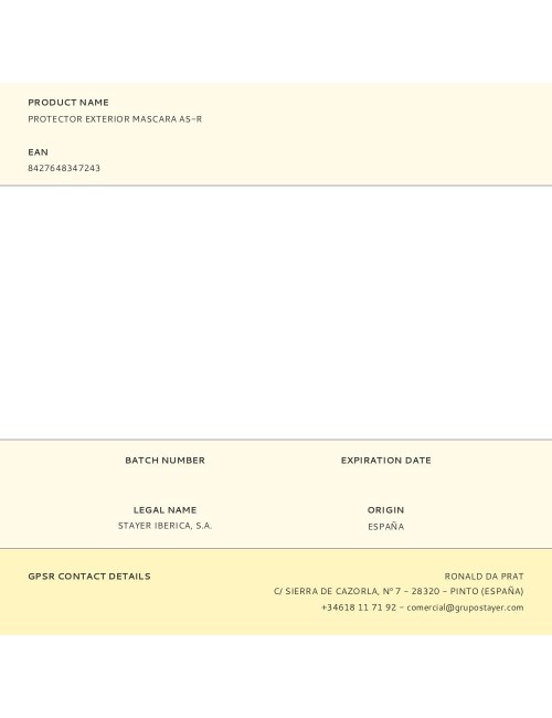 Protector exterior mascara as-r