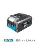 Bateria li-ion 20 v 8.0 ah 12,5 x 8 x 7 cm
