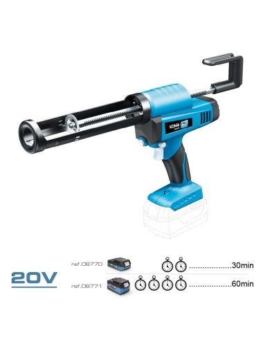 Pistola de silicona 20 v