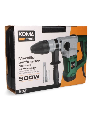 Martillo percutor con maletin, 900 w