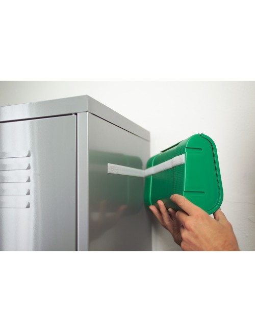 Cinta de gancho y bucle adhesiva blanca 20 mm x 5 m