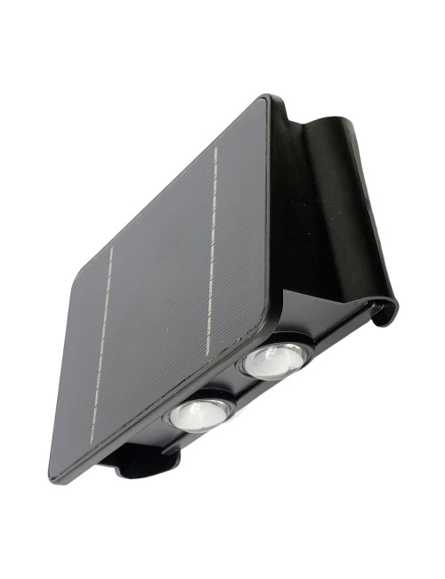 Aplique solar led 200lm 4w 3.000k
