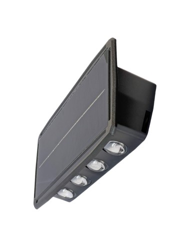 Aplique solar led 400lm 8w 3.000k