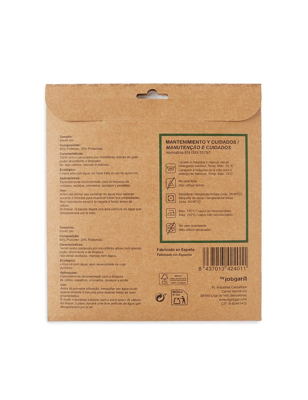 Bayeta especial cristales