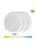 Pack 3 downlights led 18w luz día 4000 k