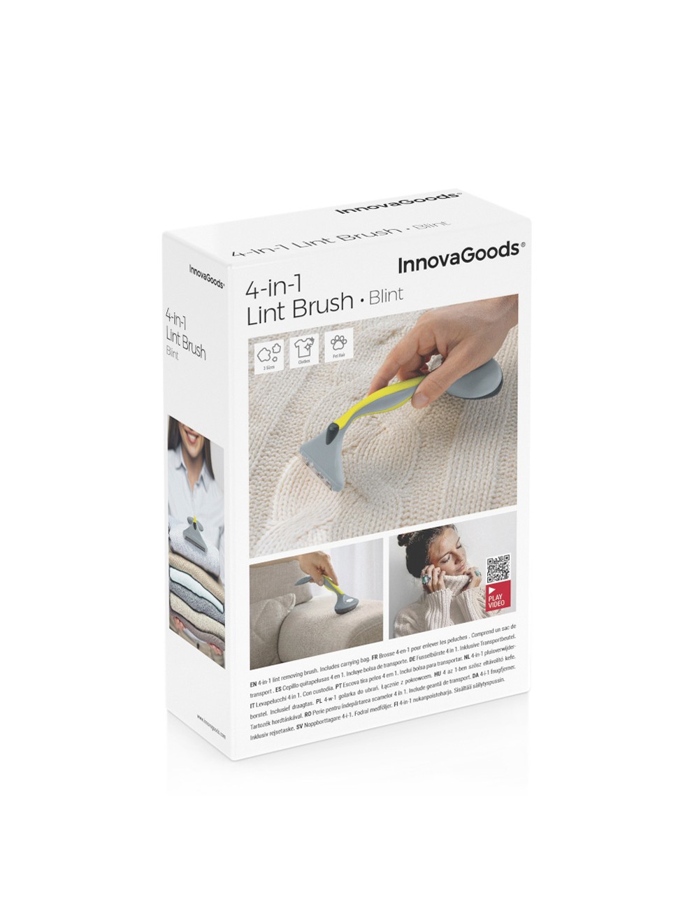 Cepillo quitapelusas con accesorios 4 en 1 blint