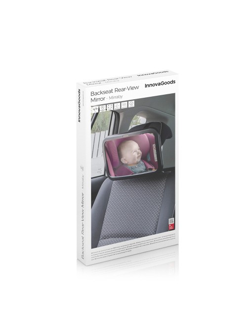 Espejo retrovisor de bebé para asiento trasero