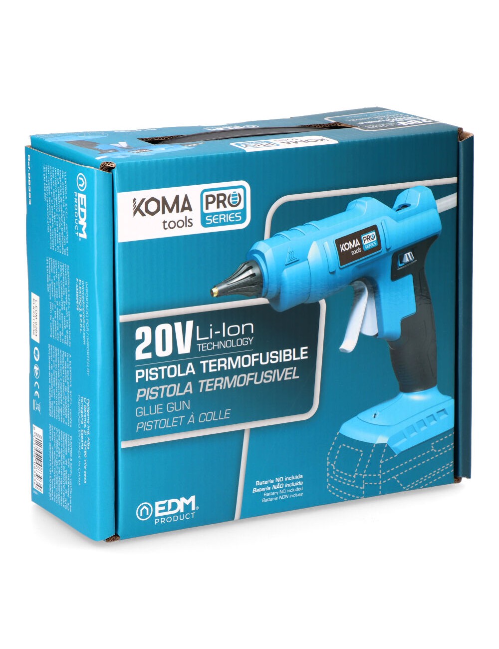 Pistola termofusible 20 v barra de silicona de ø11 mm