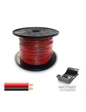 Cable paralelo 48v 2 x 0,75 mm rojo/negro 500 m. ( bobina mediana )