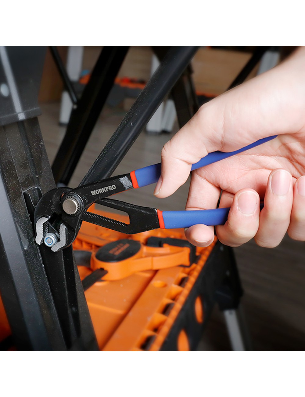 Alicates pico de loro cr-v pro, ajuste rápido, 200 mm