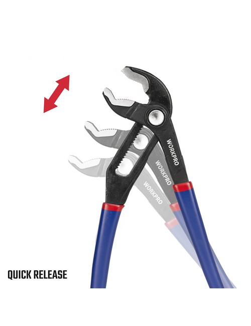Alicates pico de loro cr-v pro, ajuste rápido, 200 mm