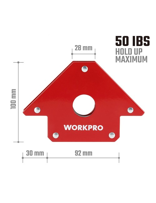 Escuadra magnética de soldadura 100 mm