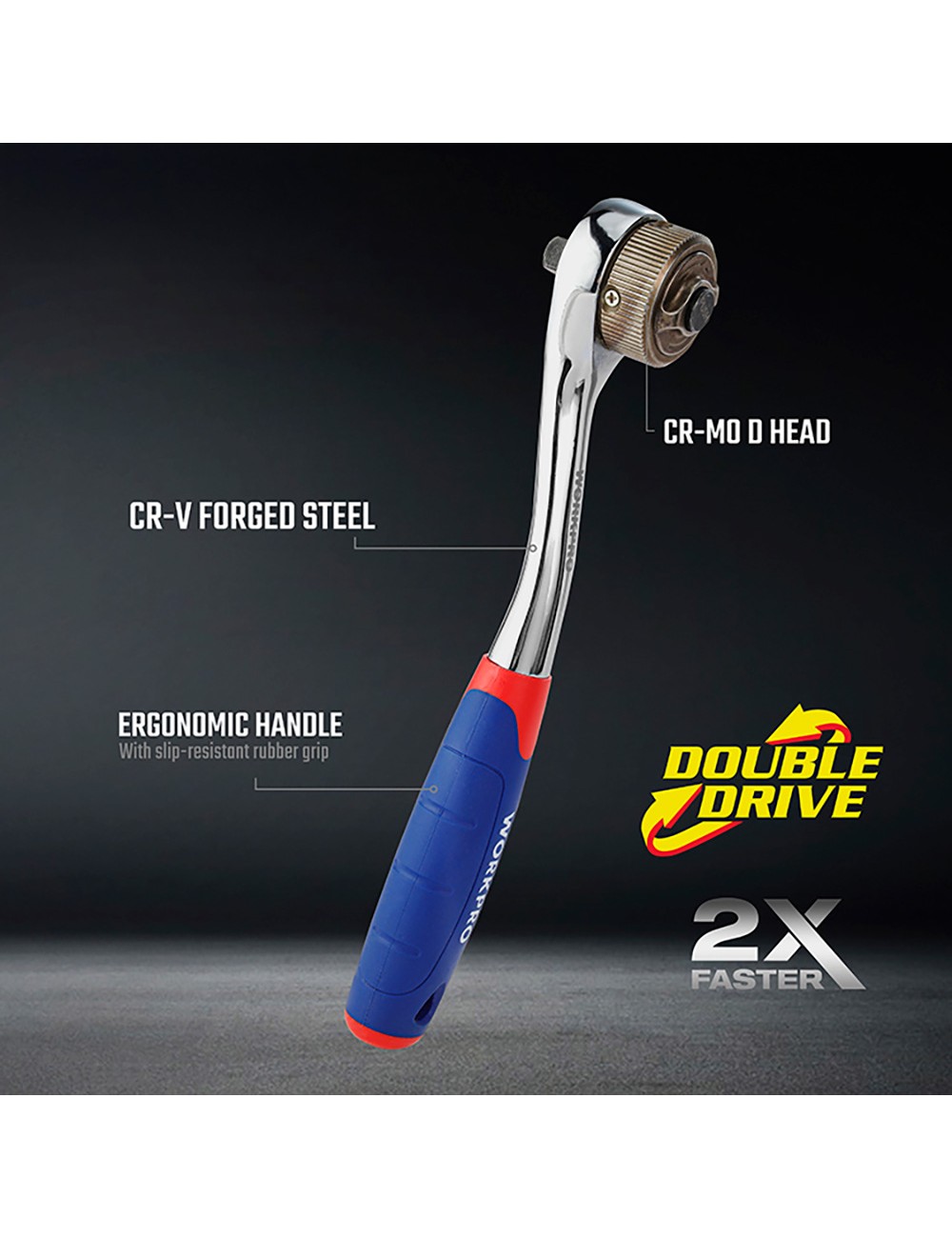 Carraca 3/8" double drive