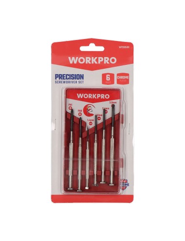 Destornilladores de precisión, 6 piezas