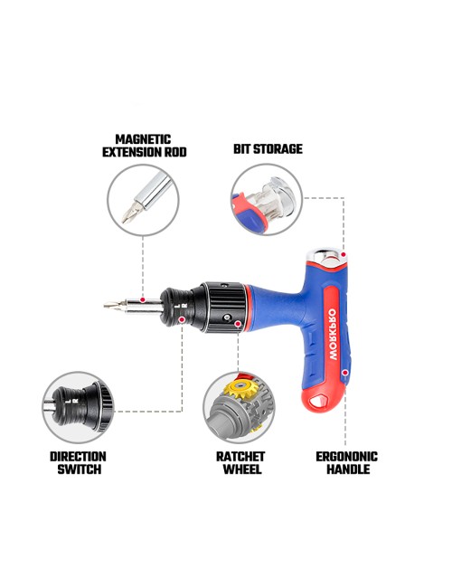 Destornillador de carraca t, 8 piezas
