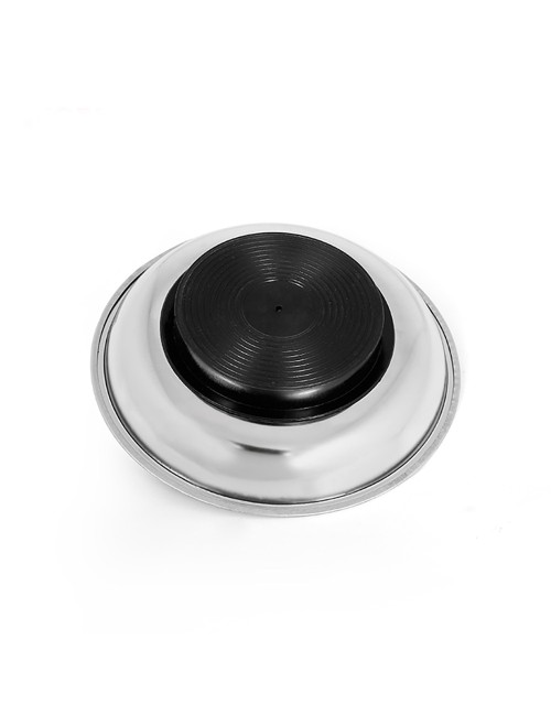 Bandeja metálica, magnética, redonda, 148 x 24 x 38 mm