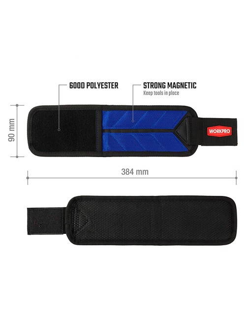 Muñequera magnética 285 x 75 mm