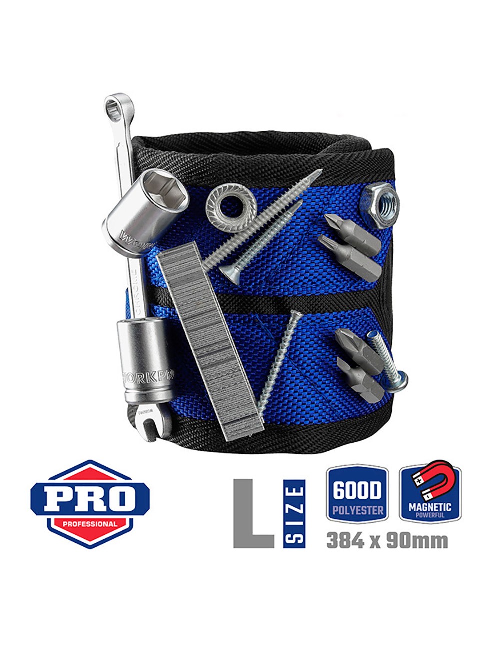 Muñequera magnética 285 x 75 mm