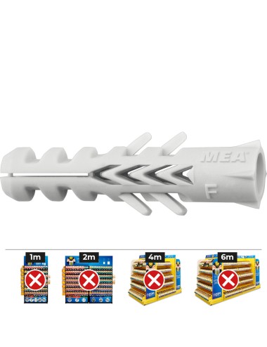 Taco standard f 14, caja 20 uds