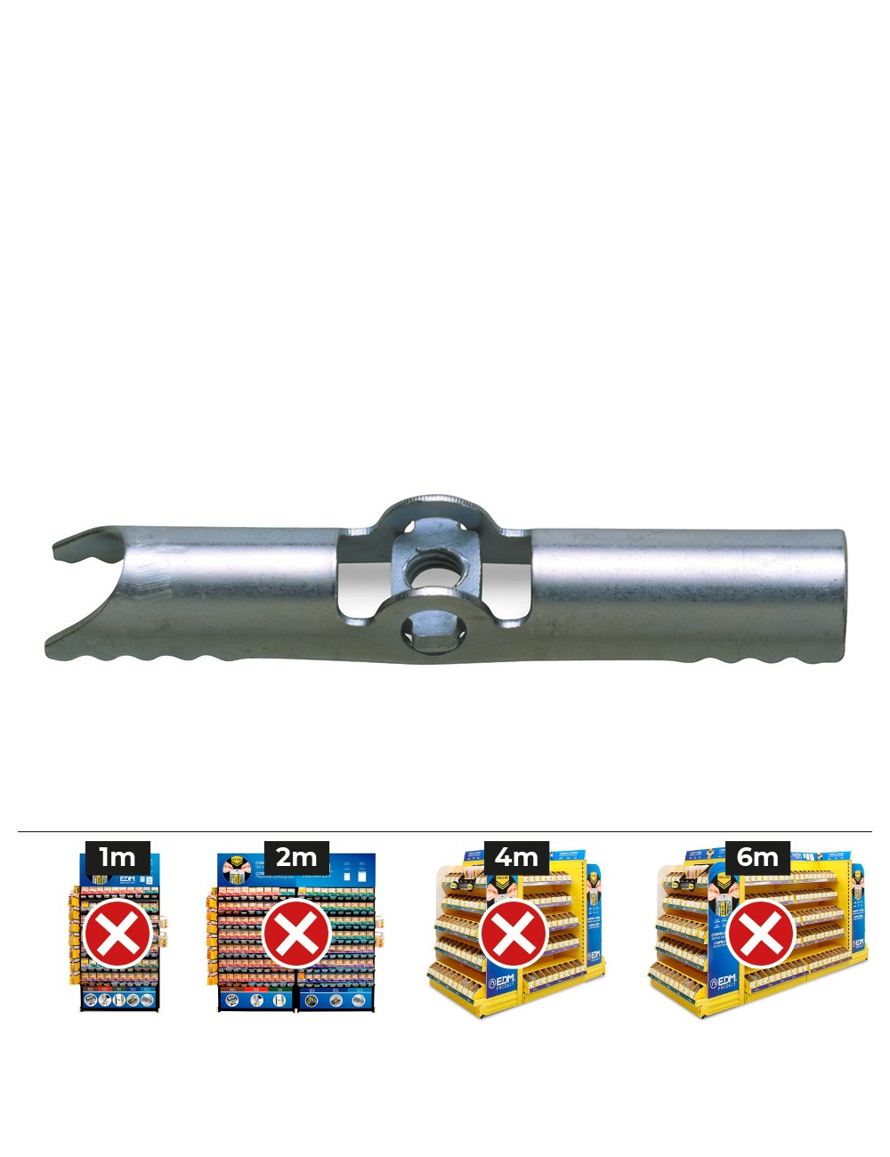 Basculante suelto m8 (caja 50 unid)