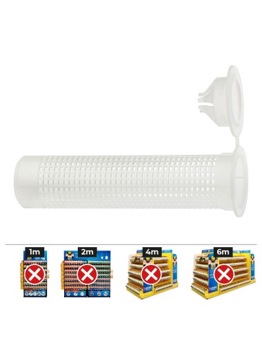 Tamiz de plástico sh 20 - 130 ø20 x 130 mm, caja 20 uds