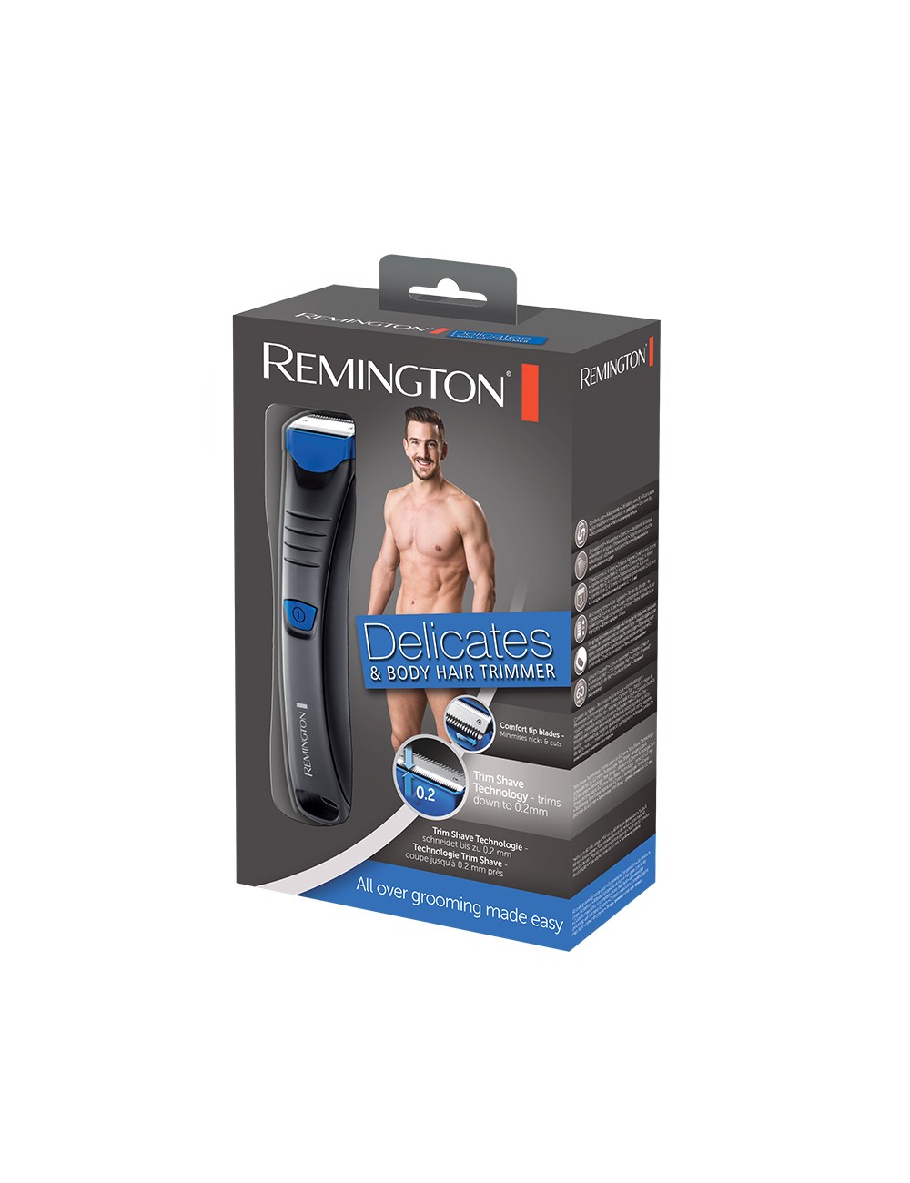 Depiladora corporal 3 x 3 x 14,5 cm