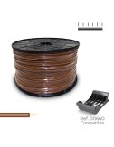 Cablecillo h07z1-k 2,50 mm marrón 400 m. ( bobina mediana )